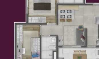 Imagem 4: Apartamento para venda com 47 metros quadrados com 2 quartos