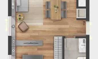 Imagem 14: Apartamento Studio, 1 dormitório, 1 vaga - Auxiliadora