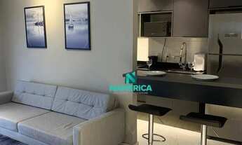 Imagem 2: Apartamento com 1 dormitório para alugar, 52 m² por R$ 5.900/mês - Jardim Anália Franco