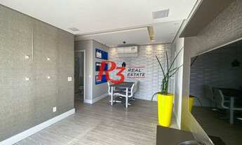 Imagem 7: Apartamento à venda, com 80 m², 2 dormitórios e lazer. Gonzaga. Santos/SP