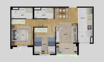 Imagem 4: Apartamento à venda no Condomínio Nova Pauliceia em construção