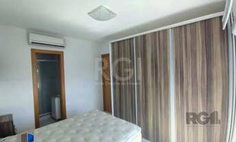 Imagem 7: Apartamento mobiliado, 57m2, 1 suite, 1 vaga, lareira e churrasqueira, localizado no bairr