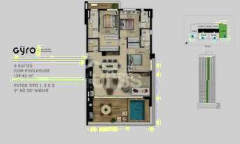 Imagem 2: Opus Gyro Ricardo Paranhos - Apartamento 3 quartos, sendo 3 suítes