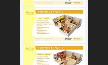 Imagem 2: Sam26- Apartamentos Frente ao Lebaron Jardins do Turu, Varanda, Suíte, Elevador, Renda 5 m