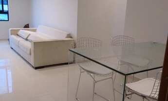 Imagem 4: Alugo apartamento semi-mobiliado em Candeias com 2 quartos, área de lazer e vista para mar