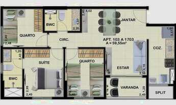 Imagem 6: NI | Oportunidade na Madalena | 3 Quartos 59m² 1 Vaga