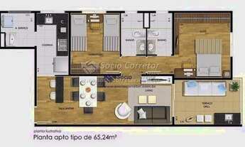 Imagem 5: Apartamento com 2 dormitórios à venda, 65 m² por R$ 415.000,00 - Vila Galvão - Guarulhos/S