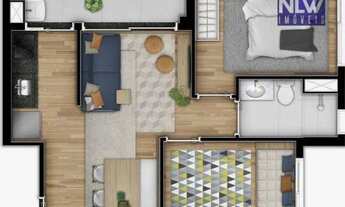 Imagem 2: Apartamento com 2 dormitórios à venda, 46 m² por R$ 855.945,00 - Vila Pompeia - São Paulo