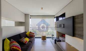 Imagem 3: Apartamento mobiliado, varanda, 1 vaga, prédio com lazer - Bela Vista