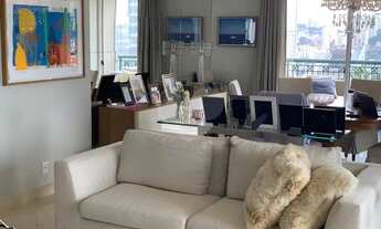 Imagem 5: Apartamento alto padrão Brooklin 238m² sala de estar de 4 ambientes 3 suítes e 4 vagas