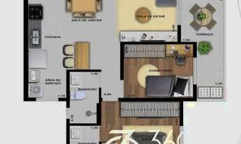 Imagem 2: Apartamento para Venda em Santo André, Parque das Nações, 2 dormitórios, 1 suíte, 2 banhei