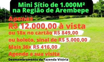 Imagem: Sítios de 1.000m² em Arembepe, Linha Verde-BA