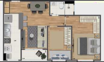 Imagem 4: Locação Real Park Apartamento 2 Quartos - 1° Andar