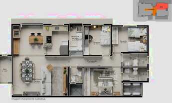 Imagem 3: Exclusividade! Plantas de 95 m² e 108 m ² com mais 6 m² na box!