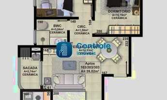 Imagem 2: MP - Apartamento de 02 dormitórios - Serraria - São José