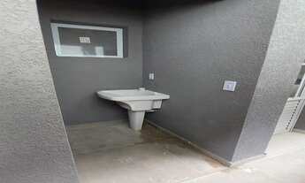 Imagem 7: Casa Nova - 01 quarto, sala, cozinha americana, wc, quintal individual com churrasqueira