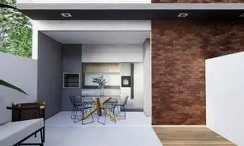 Imagem 5: Casa térrea em construção com 3 quartos, 3 banheiros, churrasqueira e quintal