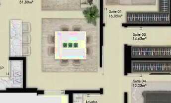 Imagem 7: Apartamento à Venda em Itapema/SC no Berilo Palace Residence na Meia Praia contendo 3 Suít