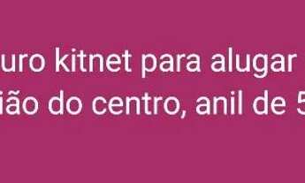 Imagem: Procura-se kitnet de 500