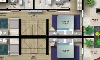 Imagem 5: Jardins de Vivara, Condomínio Fechado, 3 suítes, Belém PA