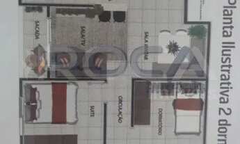 Imagem 4: Apartamento de 1 dormitório para alugar na Vila Costa do Sol, São Carlos