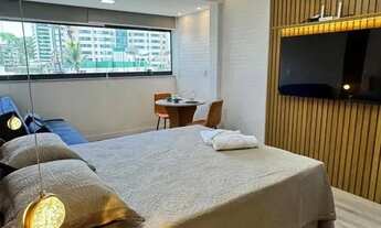 Imagem 2: Apartamento 1/4 sala mobiliado finamente decorado