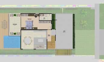 Imagem 5: Casa Duplex em Construção no Terras Alphaville 1