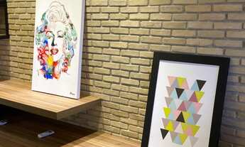 Imagem 6: Quarto e Sala - Varanda - Vista Mar - 38 m² - 1 Vaga de Garagem