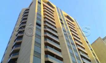 Imagem 5: Flat mobiliado no Itaim Bibi com 1 dormitório com vista para Avenida Faria Lima com entrad