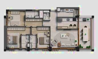 Imagem 2: Esquina Jardyn Apartamento com 3 dormitórios