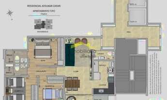 Imagem: Apartamento à venda, 3 quartos, 1 suíte