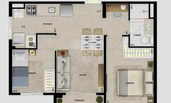 Imagem 3: Apartamento à venda no Condomínio Nova Pauliceia em construção