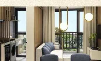 Imagem 4: Condominio Zenith Club Apartamentos com 2 quartos sendo 1 suíte, com varanda goumert