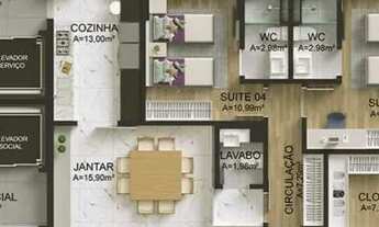 Imagem 2: Mansão Barolo Apartamento com 4 dormitórios