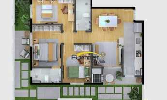 Imagem 5: Apartamento Garden à venda, 64 m² por R$ 701.997,00 - Hauer - Curitiba/PR