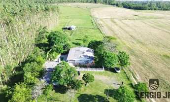 Imagem: Propriedade com 1,1ha, 2 casas, galpão