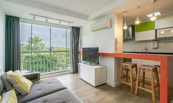 Imagem 2: Apartamento mobiliado para alugar no Jardim Lindóia com 3 quartos (1 suíte