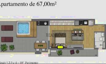 Imagem 7: Apartamento à venda, 67 m² por R$ 978.597,00 - Consolação - São Paulo/SP