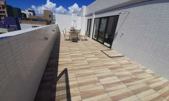 Imagem 2: Cobertura duplex para venda possui 146 metros quadrados com 3 quartos em Intermares - Cabe