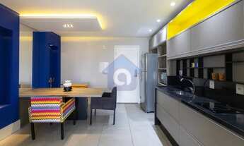 Imagem 7: Apartamento mobiliado, varanda, 1 vaga, prédio com lazer - Bela Vista