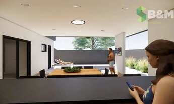 Imagem 4: Casa em construção a venda no Condomínio Alphaville Jundiaí com 4 suítes