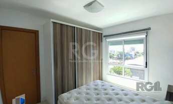 Imagem 6: Apartamento mobiliado, 57m2, 1 suite, 1 vaga, lareira e churrasqueira, localizado no bairr