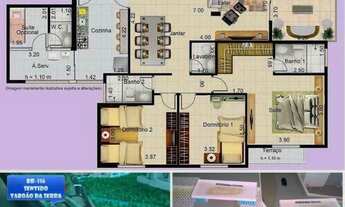 Imagem 2: Apartamento para venda com 115 metros quadrados com 3 quartos em Esplanada - Embu das Arte