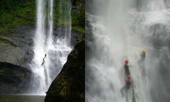 Imagem 3: Sítio com grande cachoeira em Alfredo Wagner-SC
