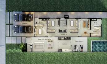 Imagem 2: Vendo Casa Térrea no Condomínio Quinta das Marinas tem 173 m² com 4 Suítes