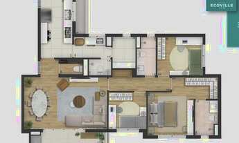 Imagem 3: Oportunidade - Apto Ecoville cond clube - 89m2 excelente