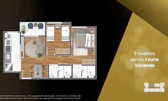 Imagem 6: Golden Ville Residence - Apartamentos 2 quartos com Lazer - Maria Paula