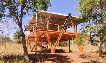 Imagem: Xale em construção