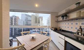 Imagem 4: Apartamento vista mar na quadra da praia 2 suítes na Ponta da Praia em Santos