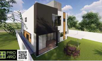 Imagem 5: Casa em condomínio fechado com 4 suítes e um amplo espaço de área aberta plano